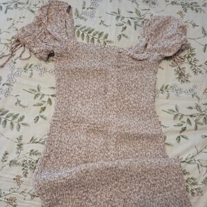 Timing Blush Smocked Dress